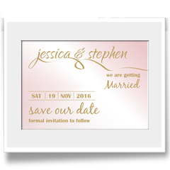 Save the Date post card size